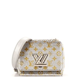 Twist Handbag Monogram Sequins PM