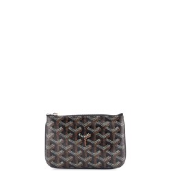 Senat Zip Pouch Coated Canvas Mini