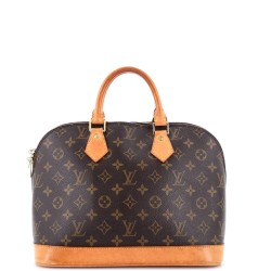 Vintage Alma Handbag Monogram Canvas PM