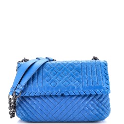 Olimpia Crossbody Bag Stitched Intrecciato Nappa Baby