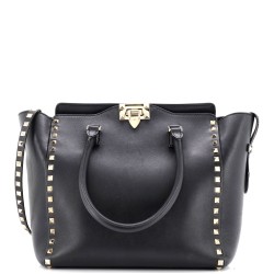 Rockstud Tote Rigid Leather Medium