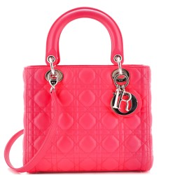 Lady Dior Bag Cannage Quilt Lambskin Medium
