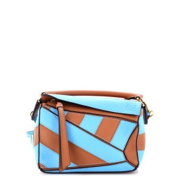 Rugby Puzzle Bag Patchwork Leather Mini