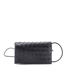 Wallet on Strap Intrecciato Nappa Mini