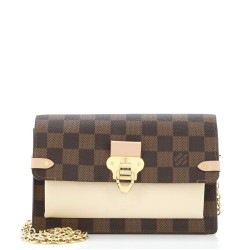 Vavin Chain Wallet NM Damier with Leather