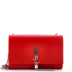 Classic Monogram Tassel Crossbody Bag Leather Medium