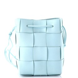 Cassette Bucket Bag Maxi Intrecciato Leather Small