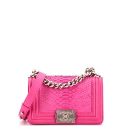 Boy Flap Bag Python Small