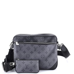 Trio Messenger Bag Reverse Monogram Eclipse Canvas