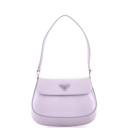 Cleo Flap Shoulder Bag Spazzolato Leather Small