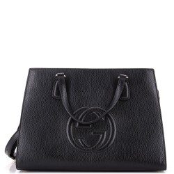 Soho Convertible Top Handle Satchel Leather Medium