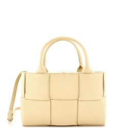 Arco Tote Maxi Intrecciato Leather Mini