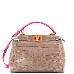 Peekaboo Bag Crocodile Mini