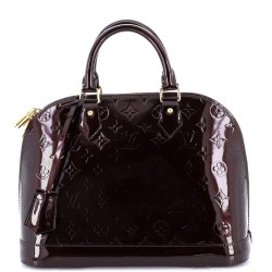 Alma Handbag Monogram Vernis PM