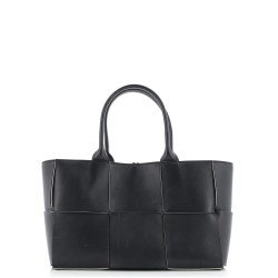 Arco Tote Maxi Intrecciato Leather Small