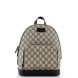 Zip Pocket Backpack GG Coated Canvas Small