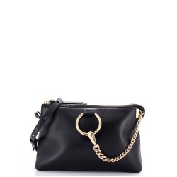 Faye Zipped Crossbody Bag Leather Small