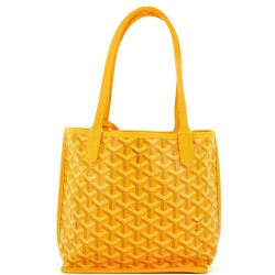 Anjou Reversible Tote Coated Canvas Mini