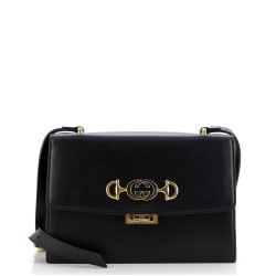 Zumi Flap Shoulder Bag Leather Small