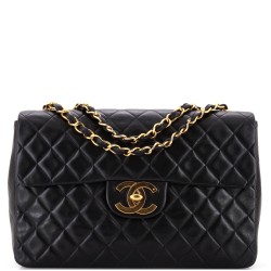 Vintage Classic Single Flap Bag Quilted Lambskin Maxi