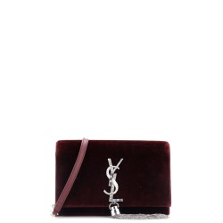 Classic Monogram Tassel Chain Wallet Velvet