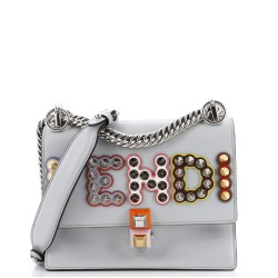 Kan I Bag Embellished Applique Leather Small