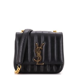 Vicky Crossbody Bag Vertical Quilted Leather Small