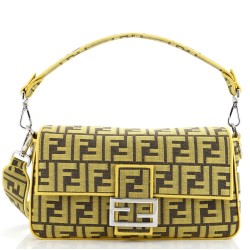 x Fendi Fragment Baguette NM Bag Zucca Canvas Medium