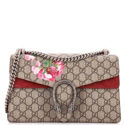 Dionysus Bag Blooms Print GG Coated Canvas Small