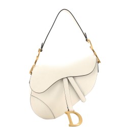 Saddle Handbag Leather Medium