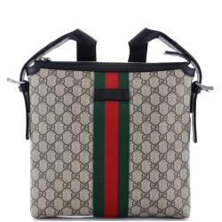 Web Messenger Bag GG Coated Canvas Medium