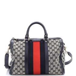 Vintage Web Boston Bag GG Canvas Medium