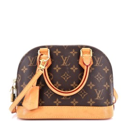 Alma Handbag Monogram Canvas BB