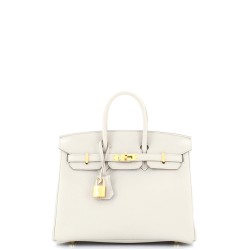 Birkin Handbag Light Togo with Gold Hardware 25