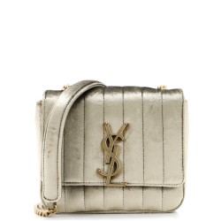 Vicky Crossbody Bag Vertical Quilted Velvet Small