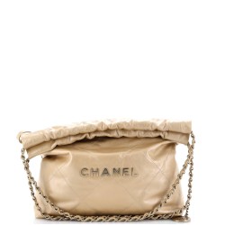 22 Chain Hobo Quilted Calfskin Small