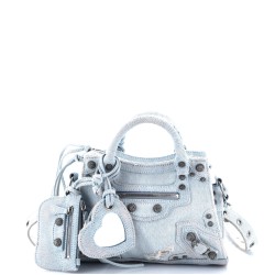 Neo Cagole City Bag Denim with Crystals XS