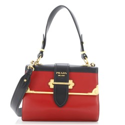 Cahier Convertible Shoulder Bag City Calf and Saffiano Medium