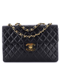 Vintage Classic Single Flap Bag Quilted Lambskin Maxi
