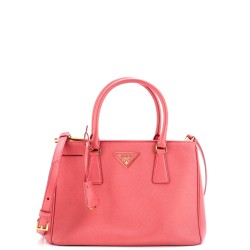 Galleria Double Zip Tote Saffiano Leather Small