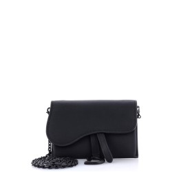 Ultra Matte Saddle Nano Pouch Leather