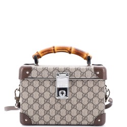 Bamboo Globe-Trotter Vanity Case GG Coated Canvas