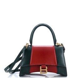 x Balenciaga The Hacker Project Hourglass Top Handle Bag Leather Small