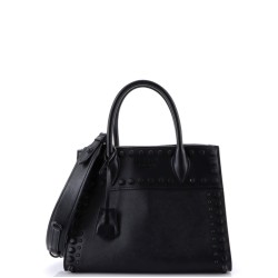 Paradigme Tote Studded Saffiano with City Calf Small