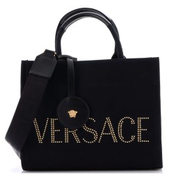 La Medusa Tote Studded Canvas Medium