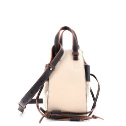 Hammock Bag Leather and Canvas Mini