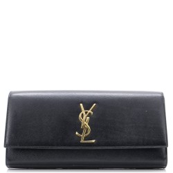 Classic Monogram Clutch Leather Long