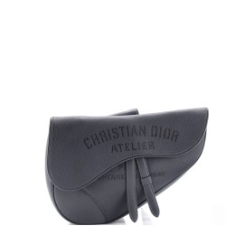 Saddle Crossbody Bag Atelier Signature Printed Leather