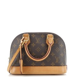 Alma Handbag Monogram Canvas BB