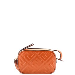 Camera Bag Zucca Embossed Leather Small